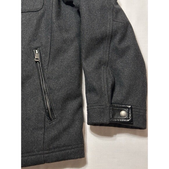 Cole Haan Signature Melton Jacket Mens XL Wool Blend Insulated Pockets Casual - Picture 5 of 12